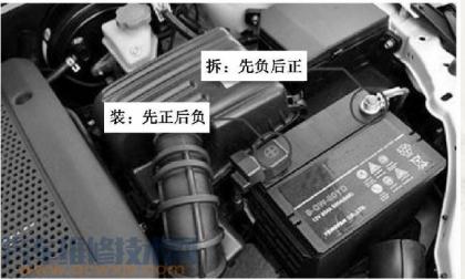 汽车蓄电池的拆卸与安装步骤(图解) 汽车蓄电池的拆卸与安装步骤(图解)